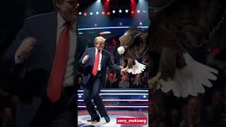 President Donald Trump on stage at Americas Got Talent [upl. by Norrat67]