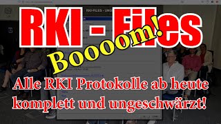 Alle RKI Protokolle ab heute komplett und ungeschwärzt im Netz [upl. by Finah]