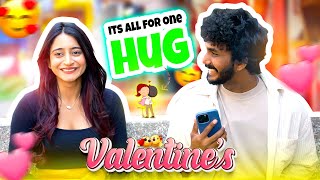 Ek HUG🤗 ke liye kya kya karna pada aaj😉  Valentines day Special HUG  Oye its Uncut [upl. by Ibur375]