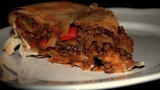 Κιμαδόπιτα  pie with minced meat  MyGreeKuzina episode 6 [upl. by Elitnahc]