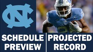 North Carolina Football 2024 Schedule Preview amp Record Projection [upl. by Nnalyrehc74]