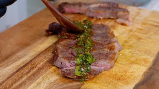 Ribeye con Chimichurri en Freidora de Aire  ASMR de Cocina [upl. by Pantin]