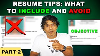 Good Resume Vs Bad Resume 💼 Part  2  Tamil CEO Sidd Ahmed [upl. by Ridgley]