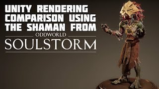 Oddworld Soulstorm The Shaman rendering comparison from Unity GDC Keynote 2019 [upl. by Artinek]