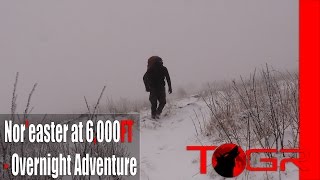 Facing the Storm  Noreaster at 6000FT  Overnight Adventure [upl. by Notgnirrac723]