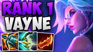 RANK 1 CHALLENGER DOMINATING WITH VAYNE TOP  CHALLENGER VAYNE TOP GAMEPLAY  Patch 1412 S14 [upl. by Hortensia778]