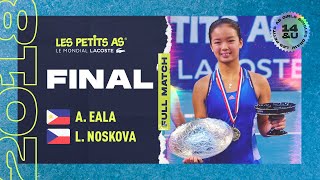 Les Petits As 2018  Girls Final  Alexandra Eala vs Linda Noskova [upl. by Dieter]