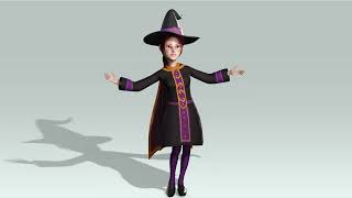 Toon AvatarWitch Costume  Cloak PhysX V1 [upl. by Reahard]