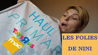 HAUL PRIMARK FNAC TOYSRUS  CA SORGANISE LA RENTREE [upl. by Bonnell]