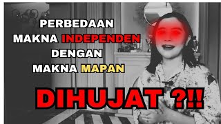 Cewe Independen Banyak Cowo Mapan Dikit  Perbedaan Makna Independen dan Mapan [upl. by Vashtee]