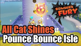 Bowsers Fury  Pounce Bounce Isle  All Cat Shines [upl. by Holzman]