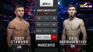 Бой Саид Нурмагомедов vs Коди Стеманн  Said Nurmagomedov vs Cody Stehmann  UFC 270 [upl. by Bronder]