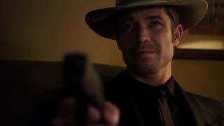 quotJustifiedquot Raylan Shoots Dickie Bennett [upl. by Ecarret]