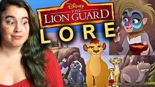 THE LION GUARD LORE the lion king universe is BONKERS [upl. by Euqirat2]