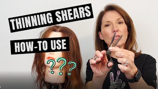 Are You Making This Mistake When Using Thinning Shears [upl. by Rennug]