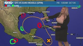 Sunday 10 PM Tropical Update Tropical development possible this week in Gulf [upl. by Kristy624]