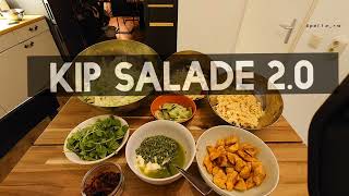 Kip Pesto salade in 1 min [upl. by Gwendolin]