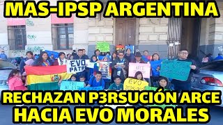 SIMPATIZANTES Y MILITANTES DEL MASIPSP ARGENTINA SE PRONUNCIA EN DEFENSA DE LA DEMOCRAI DE BOLIVIA [upl. by Anwat]