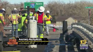 CDOT finishing paving project in southern El Paso County [upl. by Quita]