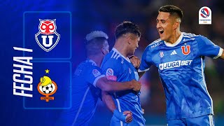 Universidad de Chile 22 Cobresal  CampeonatoItaú 2024  Fecha 1 [upl. by Ogdan282]