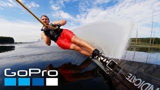 GoPro Awards Slalom Waterskiing on Perfect Glass [upl. by Sax]