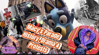 Trouble Macys Thanksgiving Day Parade Drag queens protesters amp history macysthanksgivingdayparade [upl. by Eadmund]