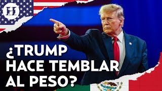 ¡Ante posible triunfo de Trump en EU El peso mexicano se deprecia frente al dólar [upl. by Gibrian]