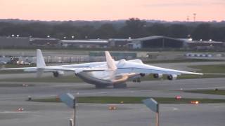 RARE Antonov 225 Mriya Takeoff at Minneapolis [upl. by Niple]