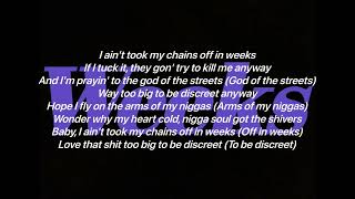 Kevin Gates  Weeks Lyrics Video [upl. by Joline125]