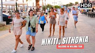 Explore Nikiti Greece In 2024  Walking Tour Of Sithonia Halkidiki 4K HDR [upl. by Emilio]