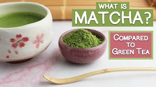 What is Matcha Green Tea  Matcha Benefits and a Comparison to Green Tea amp Coffee [upl. by Emyle]