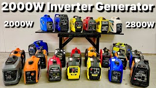 2000W to 2800W Quiet Inverter Generator Lineup [upl. by Ignace150]