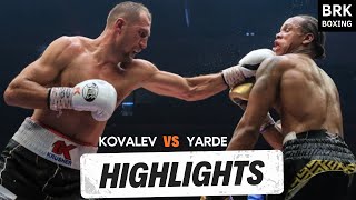 Sergey Kovalev Russia vs Anthony Yarde England  TKO BOXING Fight HD [upl. by Tallie]