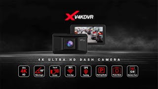 XVIEW Dash Cam XV4KDVR – Feature Video [upl. by Anilegnave]