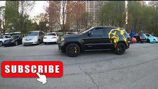 HELLCATS amp TRACKHAWKS TAKEOVER CHICAGO 😱😱😱😱😱😱 viral hellcat trackhawk recommended [upl. by Abagael685]