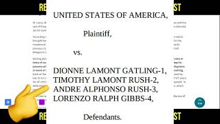 DIONNE quotCuffyquot GATLING DEMETRIUS quotBig Meechquot FLENORY amp CS1 TAMMY COWINS The Real Paperwork Story [upl. by Wedurn]