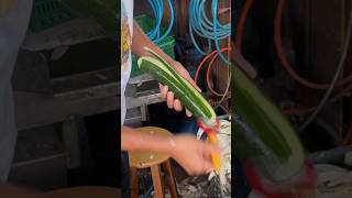 Master of peeling cucumbers with incredible speed [upl. by Licastro]