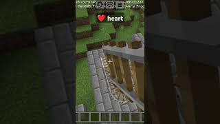 Minecraft in heart sorts viralshort [upl. by Ahsinirt695]