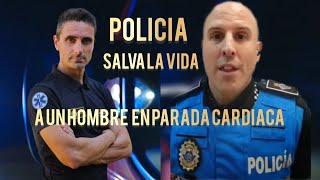 Policia SALVA la vida de un hombre en PARADA CARDIACA Entrevista 2 [upl. by Kirtap]