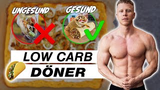 Low Carb DÖNER ROLLE mit 150g Protein 😱 Das BESTE Fitness Rezept zum Abnehmen [upl. by Helali]