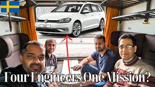 Four Engineers Going to Stockholm to Buy One Car  Sweden  4K  Vlog  Sweden Life [upl. by Emelyne]