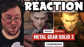 Gors quotMetal Gear Solid Delta  SideBySide Graphics Comparisonquot REACTION OG vs Remake [upl. by Vaughn902]