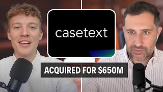 Jake Heller CEO of Casetext on The Future of AI in Law amp Their 650M Sale to Thomson Reuters [upl. by Pals]