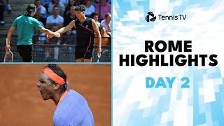 Nadal Makes Rome Return Fognini vs Evans Draper amp More  Rome 2024 Highlights Day 2 [upl. by Anica255]