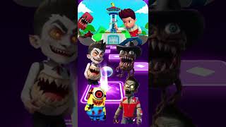 Paw Patrol Ryder Vs Monster Boxy BooX Coffin Dance Meme  Tiles Hop Game shorts [upl. by Hanimay52]