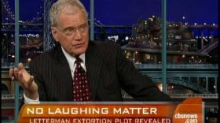 David Letterman Extortion Details [upl. by Christel]