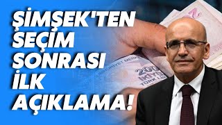 Mehmet Şimşekten yerel seçim sonrası ekonomiye ilişkin ilk açıklama [upl. by Henarat]