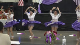 Stockton Hmong New Year 2024 25 Dance Competition junior group final round Ntxhais Hnub qub [upl. by Peria]