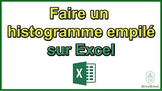 Comment faire un histogramme empilé sur Excel [upl. by Atteuqihc]