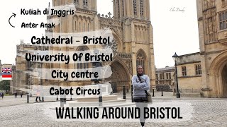 WALKING AROUND BRISTOL  City Centre Walking Tour  Walking Around Cathedral Bristol  Cabot Circus [upl. by Gurias]